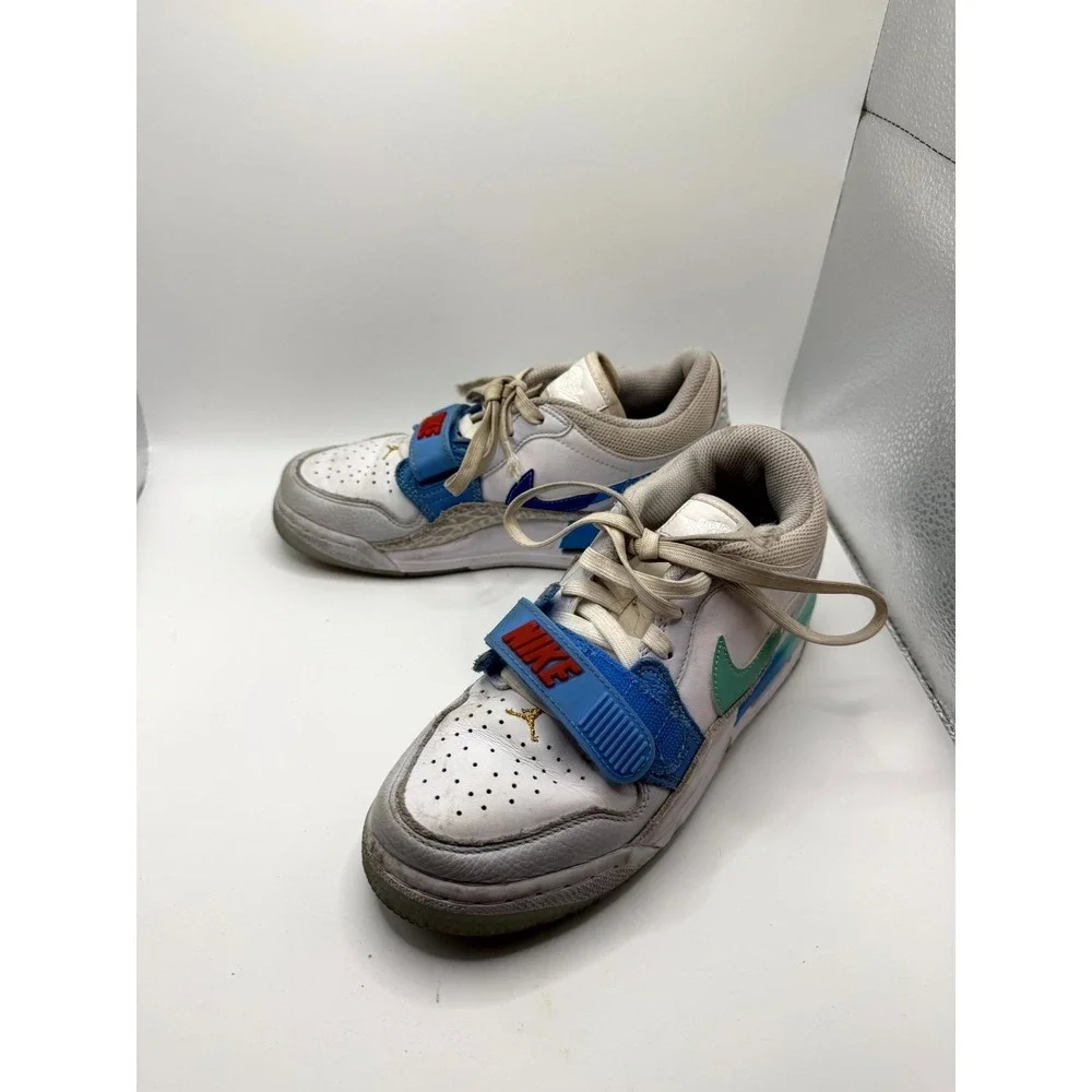 Nike Air Jordan Legacy 312 Low GS FN8896-131 Boys 4 Sneaker White‎ Leather Shoes
